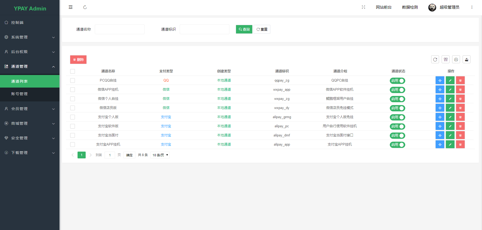 图片[2]-2024最新源支付系统源码 V7版全开源 免授权 附搭建教程